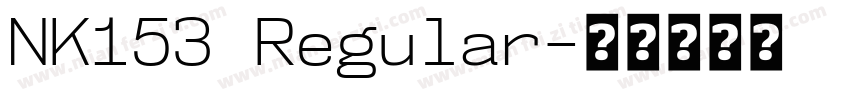 NK153 Regular字体转换